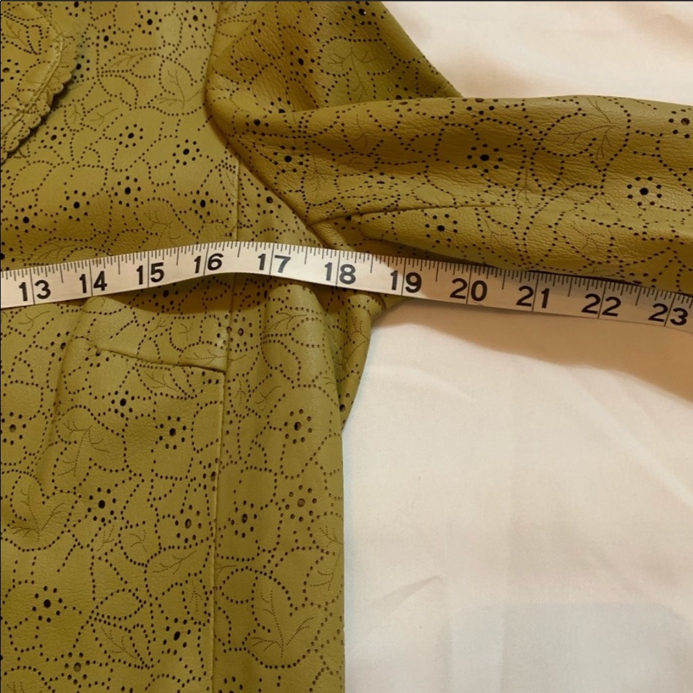 Etcetera Designer Perforated Leather Euc - image 7